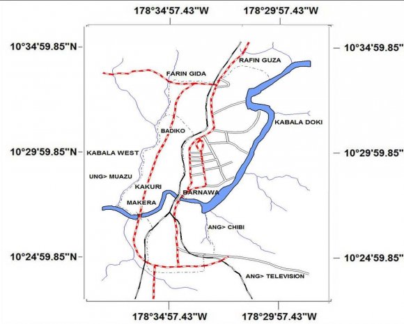 Figure 2 : The spatial distribution of the MDGs health care facilities in 2008