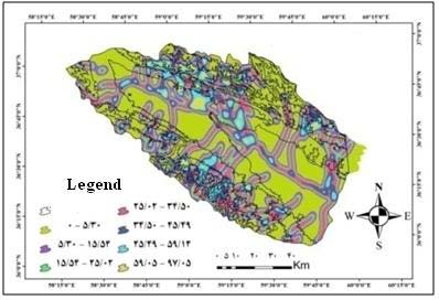 Figure 8a : Plot layout and building coverage in Block 43, Kariakoo Area
