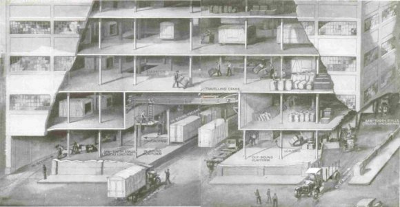 Figure 11 : Enola rail container terminal, opened by Pennsylvania Railroad in November 1932[8] 