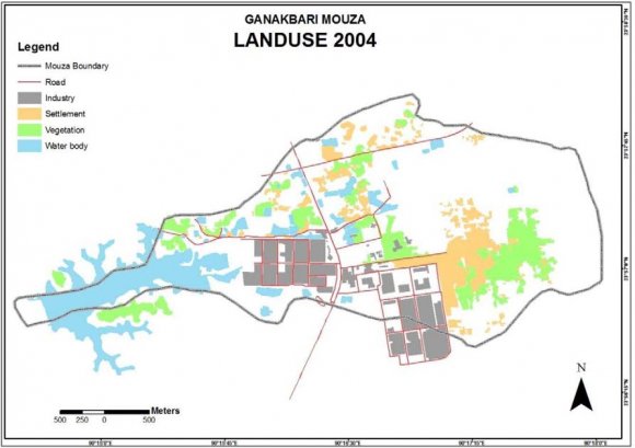 Figure 5 : Land Use Pattern in 2010