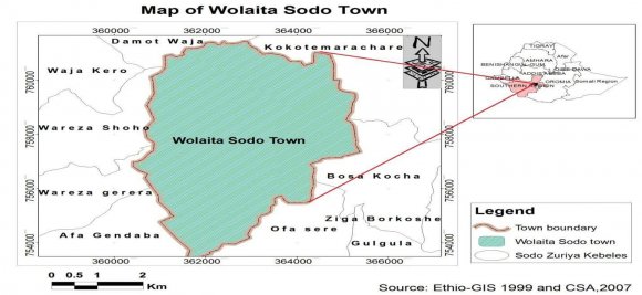 Fig. 2: Map of the Study Area