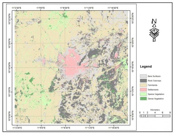 Figure 3: Classified Land Use Land Cover of 2016