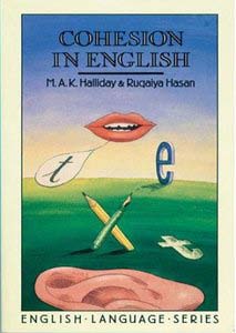 Figure 1: The book cover Cohesion in English, by Michel A.K Halliday