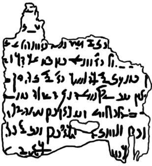would especially like to thank Prof. Dr. Günter Vittmann for his help concerning the difficulties related to this papyrus like the issue of dating which He referred to as follows; "Determining the date of this fragment is difficult, it might be dated to the Ptolemaic period, this is by referring to the third line which we can see [HA.t]-sp 28 ibd 4. Also, indicates that there is a lacuna in the written word of the season. Therefore, He suggested that the earliest King to whom the date could refer is Ptolemy II, = 257 B.C. Furthermore, the most probable of the next two candidates are Ptolemy VI/ Cleopatra II,= 153 B.C, and Ptolemy VIII, 142 B.C. A later date would be impossible.