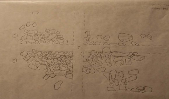 Figure 13: Mound ?2. The scheme of tomb.