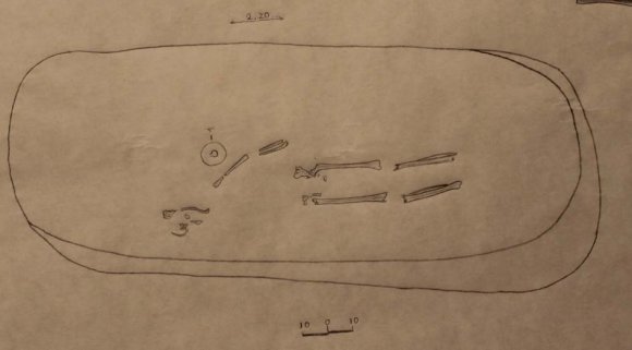Figure 14: Mound ?3. Before fossil.