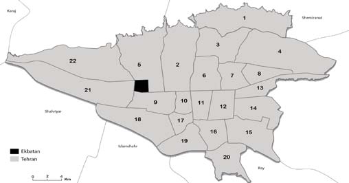 Fig.1: Greater Florianópolis region encompassing 13 cities and towns. Source: Google maps adapted. The data collection was carried out in 2014, 2015, 2016 and 2017. The Mobile Science project has reached 3000 students, of these, 300, from 14 to 17 years old, worked in the workshops and was invited to answer a questionnaire for evaluation purposes.In this first study, we first located relevant studies based on the following keywords: environmental education, pedagogical practices, mobile science, waste treatment and waste reuse. The databases Web of Scopus, Science Direct and Google Scholar were