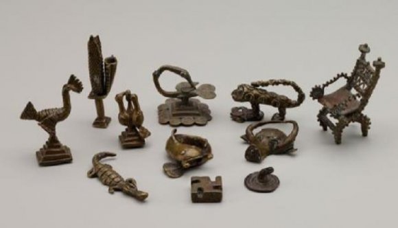 Figure 2: A sample of Akan Gold-weights, "Mmramuo", 1954. Image size: 2048 × 1477. Baltimore Museum of Art