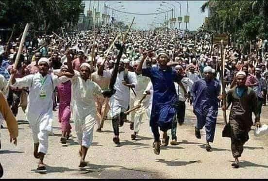 houses and shops run by local Hindus in the Bangram Bazar area of Ataikula, Pabna, in 2013. The incident stemmed from a rumor that Rajib Saha made a post on Facebook, which demeaned the Prophet Muhammad (pbuh) (Rashid: 2019). On 27 April 2014, fake news of defaming religious on Facebook caused to violence in Homna upazila of Comilla. At least 28 houses of Hindus were disrupted when the rumor of Prophet Muhammad (pbuh) had been defamed in Facebook by some Hindus. A rumor spread in the locality that two Hindu youths posted offensive on the social networking site Facebook about Prophet Muhammad (pbuh) which hurt Muslims. But the police have arrested 12 people for instigating violence and restoring to vandalism (29 April 2014: Daily Star). On 30 October 2016, a violent mob attacked Hindu-dominated localities in Nasirnagar, Brahmanbaria, injuring more than 100 people and damaging at least 17 temples and over 50 houses due to an offensive Facebook post that hurts religious sentiments of Muslim. Six days later, mob attacked twice and set fire to houses of Hindus. The violence triggered by a Facebook post from the account named 'Rasraj Das,' son of Jagannath Das at Harinberh, Nasirnagar of Brahmabaria. Later, police arrested Rasraj Das for denigrating Islam and create chaos through social media and court ordered him into prison (Chakraborti: 2016). The controversial Facebook post triggered the communal clash in Thakurpara, Rangpur on 10 November 2017. This clash causes one innocent killed and 20 wounded, including seven police officers. The rumor was that Titu Roy, originally from Thakurbari village but currently living in Narayanganj, put up a Facebook post defaming Prophet Muhammad (pbuh) a few days ago. This offensive post made villagers Year 2020 Volume XX Issue XVII Version I ( A )