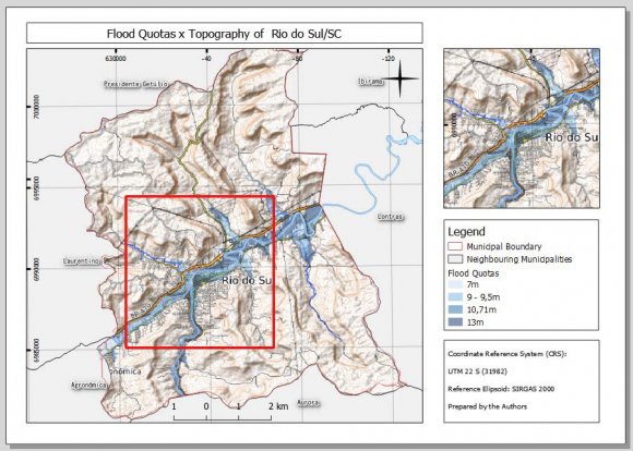 Source: By the authorsPicture 05: Overlapping of collected properties with flood quotas16 Volume XX Issue IV Version I