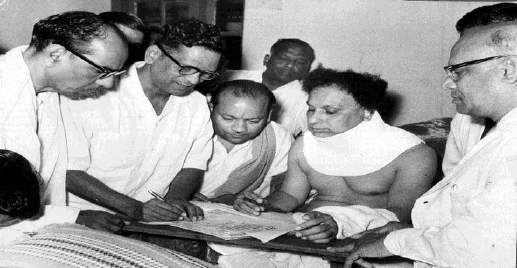 Consider the following song which has philosophical import from the movie Chandrodayam; written by Kavinger Vali -Song by T.M.Soundararajan, Music:-MSV: Original Song written in Tamil Translation of the song in English Why should Budha, Lord Jesus and Gandhi born because of poors like us Why should rivers like Ganga, Yamuna and Kaveri runs it is just to quench the thirst of labourers like us Why should we work bending our backs like question mark