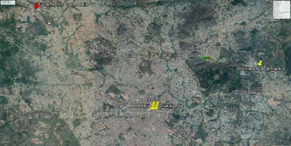 Figure 4: Google Imagery of the study area