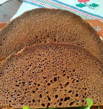 Figure 3: The section appearance of the black baba