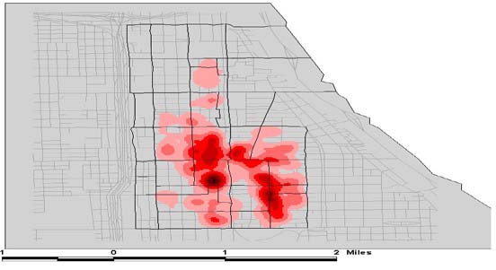 Figure 2: Douglas East-side Percent Change in Median Rent 1960-2000