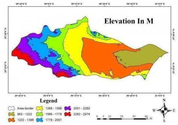 Figure 5 : Habitual Density Map of the studied area.Figure 6 : Stream Density Map of studied area.