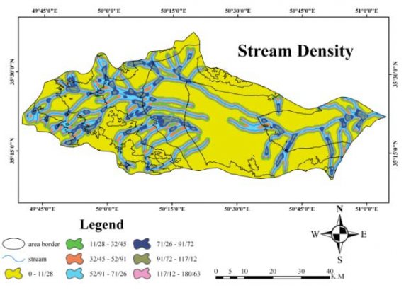 Figure 9 : Slope Map of the studied area. .
