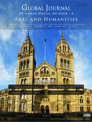 GJHSS-A Arts: Volume 12 Issue A12