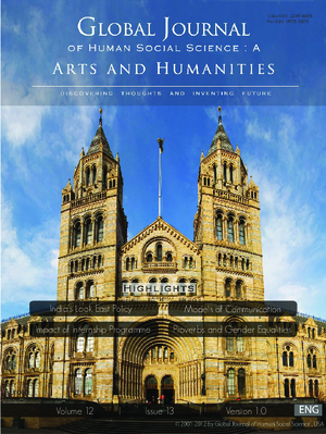 GJHSS-A Arts: Volume 12 Issue A13