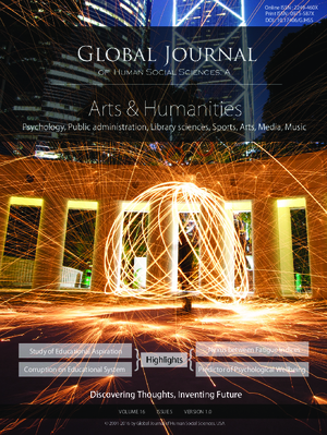 GJHSS-A Arts: Volume 16 Issue A5