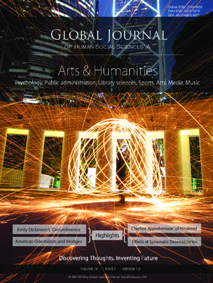 GJHSS-A Arts: Volume 18 Issue A5