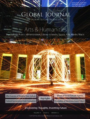 GJHSS-A Arts: Volume 19 Issue A10