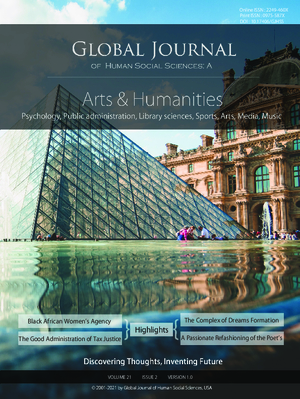 GJHSS-A Arts: Volume 21 Issue A2