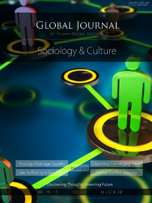 GJHSS-C Sociology: Volume 13 Issue C3