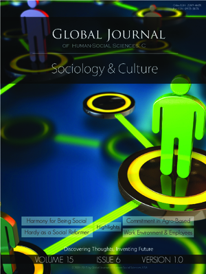 GJHSS-C Sociology: Volume 15 Issue C6
