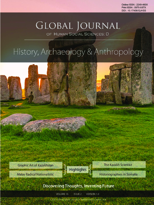 GJHSS-D History, Archeology and Anthropology: Volume 16 Issue D2