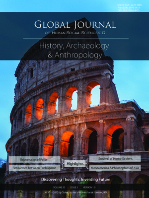 GJHSS-D History, Archeology and Anthropology: Volume 20 Issue D3
