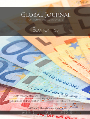 GJHSS-E Economics: Volume 13 Issue E2