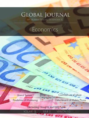 GJHSS-E Economics: Volume 13 Issue E5