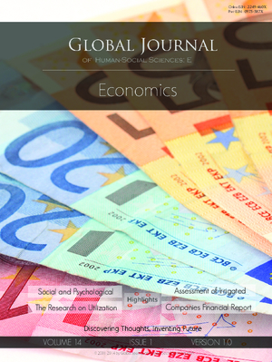 GJHSS-E Economics: Volume 14 Issue E1
