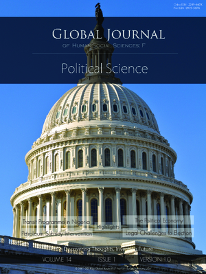 GJHSS-F Political Science: Volume 14 Issue F1