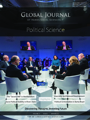GJHSS-F Political Science: Volume 21 Issue F2
