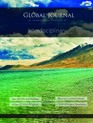 GJHSS-H Interdisciplinary: Volume 14 Issue H4