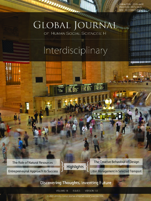 GJHSS-H Interdisciplinary: Volume 18 Issue H5