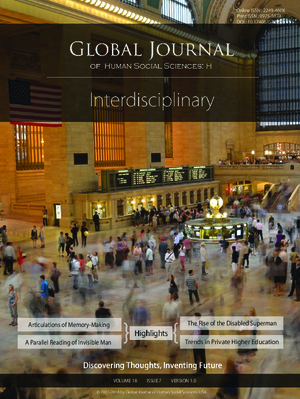 GJHSS-H Interdisciplinary: Volume 18 Issue H7