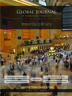 GJHSS-H Interdisciplinary: Volume 19 Issue H7