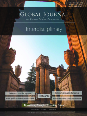 GJHSS-H Interdisciplinary: Volume 20 Issue H5