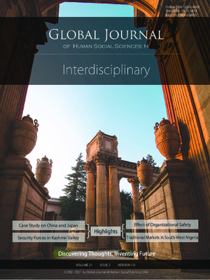 GJHSS-H Interdisciplinary: Volume 21 Issue H2