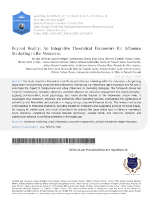 Beyond Reality: An Integrative Theoretical Framework for Influence Marketing in the Metaverse