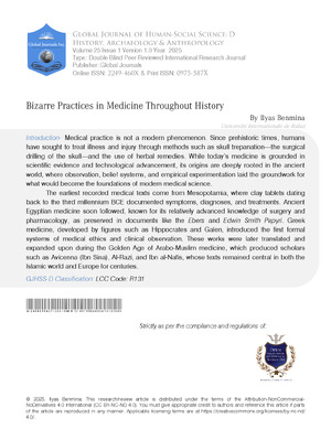 Bizarre Practices in Medicine Throughout History