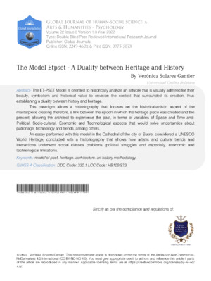 The Model Etpset - A Duality between Heritage and History