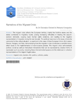 Narratives of the Migrant Crisis