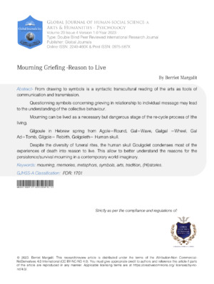 Mourning: Griefing - Reason to Live