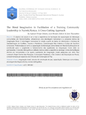 The Moral Imagination in Facilitation of a Training Community Leadership in Nairobi/Kenya: A Cross-Cutting Approach