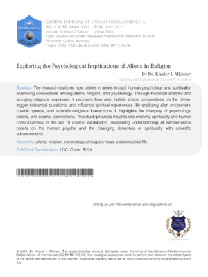 Exploring the Psychological Implications of Aliens in Religion