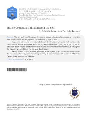 Transe-Cognition: Thinking from the Self