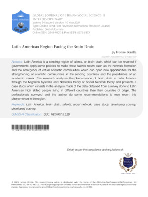 Latin American Region facing the Brain Drain